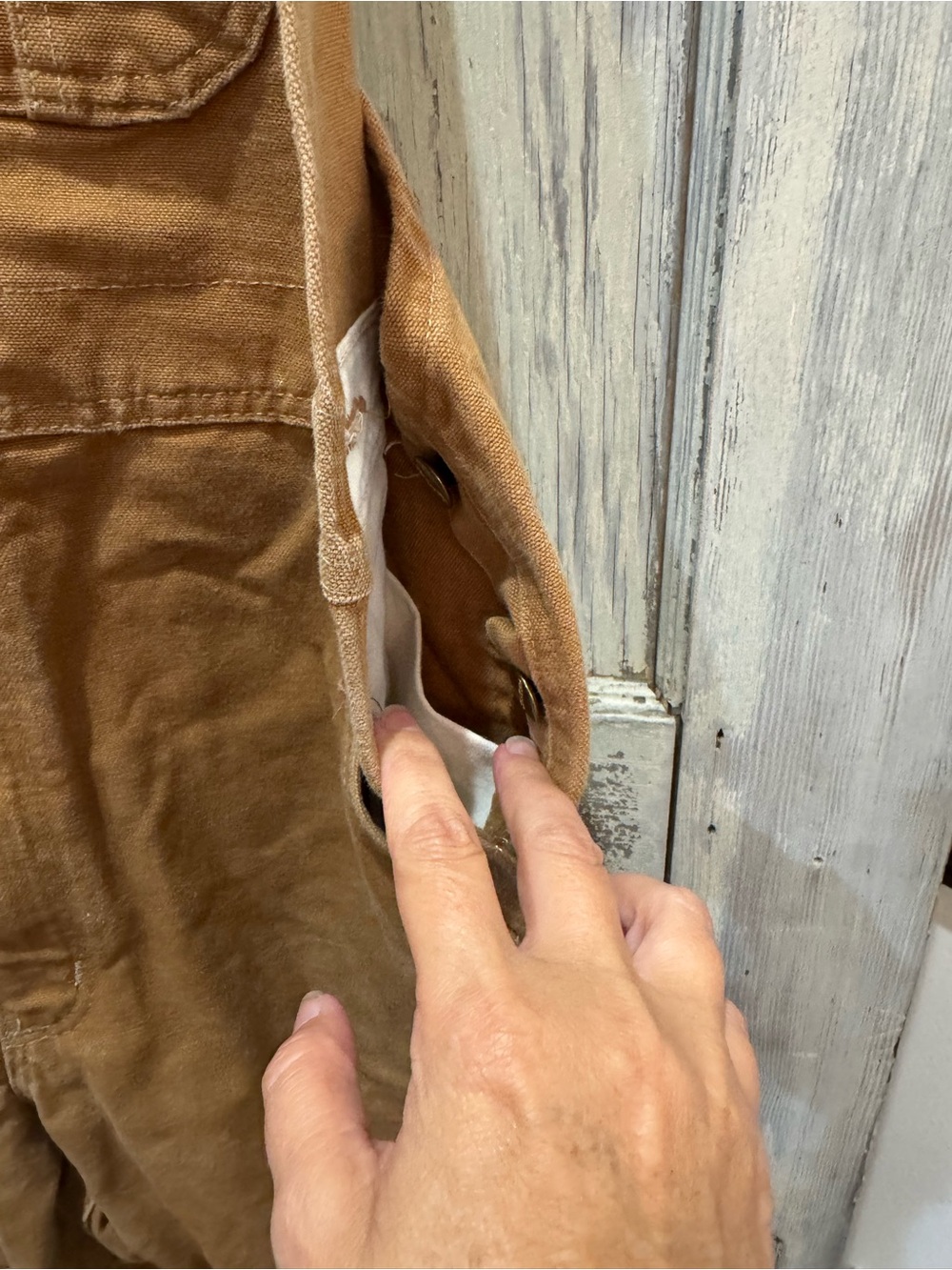 Carhartt Brown Canvas Duck Overalls - Picture 3 of 8